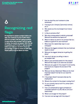 Recognizing red flags
