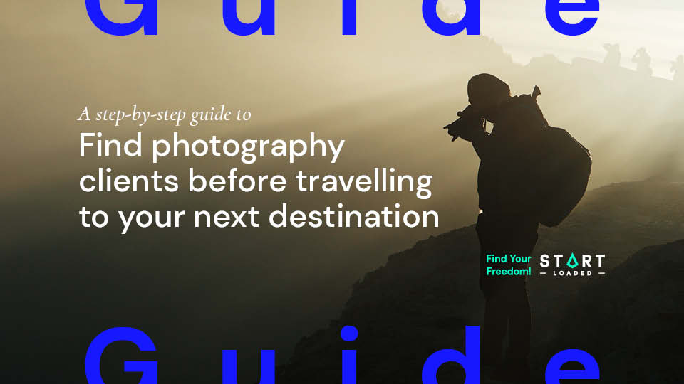 Find photography clients before travelling