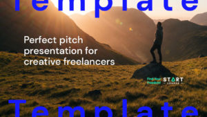 Perfect pitch presentation for creative freelancers Template