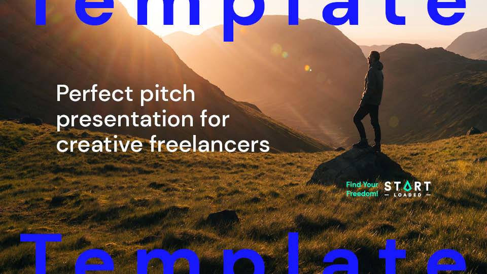 Perfect pitch presentation for creative freelancers Template