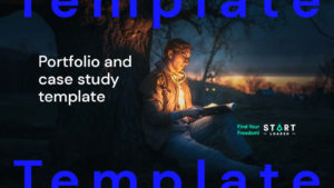 Portfolio and case study template for creative freelancers
