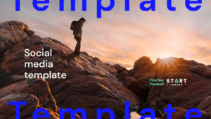 Social media template