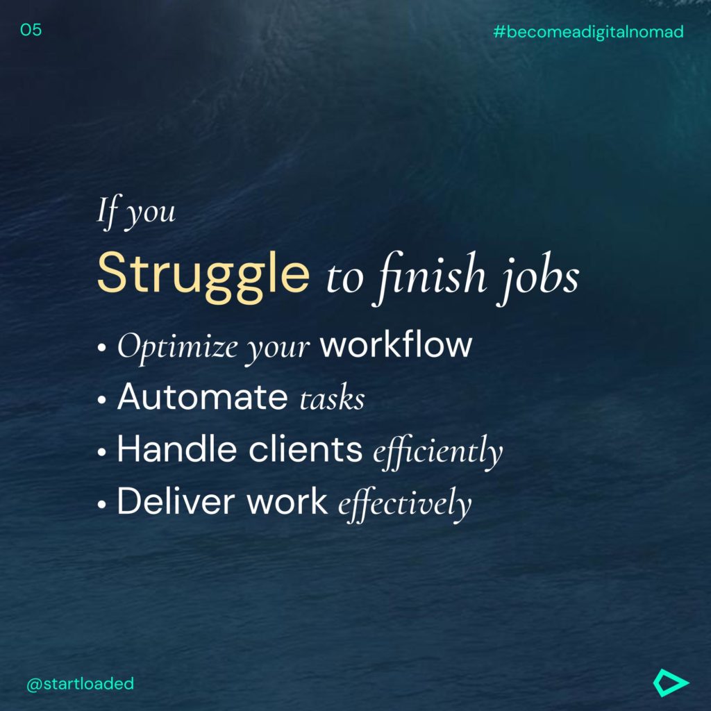 Struggle to finish jobs - Startloaded